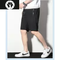 HongZun2023年夏季新款男装薄款冰丝速干短裤休闲男士运动裤沙滩裤2210