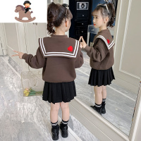YueBin女童加绒卫衣2020新款中大童加厚冬装洋气秋季童装儿童女网红外套卫衣童