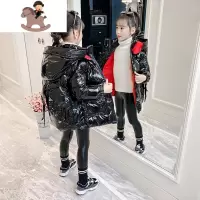 YueBin新款儿童外套轻薄女童冬天短款羽绒服棉服2020新款加厚修身洋气外套童