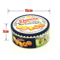 5月产Danisa皇冠丹麦曲奇饼干200g铁盒原味零食满件起免运费0467