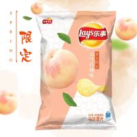 片春日限定白桃樱花牛乳味乐士乐视食超大巨型整混合 樱花白桃生梅各1包(3包65g装