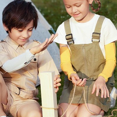 蕉下儿童冰袖防晒冰薄袖套透气百搭户外冰丝料防紫外线手袖夏季