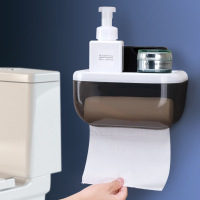无痕贴卫生间厕所手纸盒纸巾盒抽纸卷纸盒免打孔卫生纸厕纸置物架
