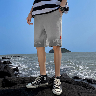 白渠2021短裤子男士夏天运动休闲五分裤夏季韩版五分宽松潮流沙滩卫裤JC.S202