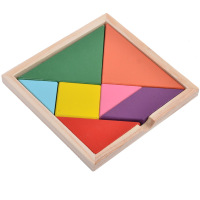 儿童玩具 智力七巧板木质拼图拼板早教游戏