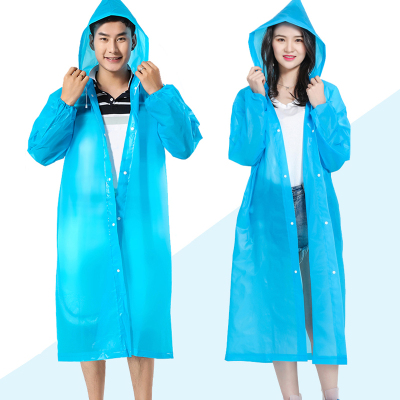 迈古(MG)加厚透明雨衣男女通用成人儿童单人防水便携式户外徒步雨披