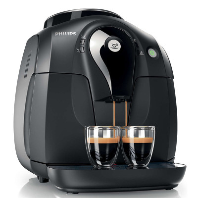 飞利浦HD8854/15进口全自动滴漏式浓缩咖啡机机身不锈钢带有集成式储奶容器 黑色HD8650/07