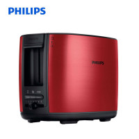 飞利浦（Philips）HD2628红色 烤面包机家用7档全自动多功能双烤多士炉 早餐烤面包机