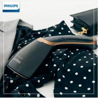 飞利浦(Philips) GC362/88 挂烫机 便携手持式蒸汽熨烫机 旅游 家用迷你型挂式电熨斗熨烫刷 炫酷黑