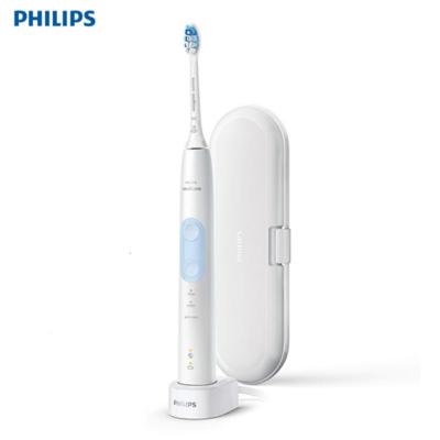 飞利浦(PHILIPS)HX6859/12健康护龈型电动牙刷 充电式声波震动 浅蓝色