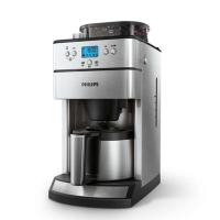飞利浦（PHILIPS）咖啡机HD7753/00滴滤式 磨豆保温 豆粉两用 可预约式咖啡机银色 HD7751升级版