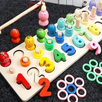 儿童早教益智玩具拼装积木1-2-36周岁数字拼图认数智力开发男女孩