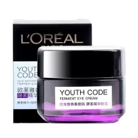 欧莱雅(LOREAL)青春密码酵素眼霜15ml 欧莱雅充电眼霜 淡化细纹淡黑眼圈焕亮双眸礼物送女友