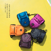韩版旅行收纳包背包多功能便携折叠双肩包男女学生书包户外皮肤包