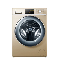 海尔(Haier) 洗衣机全自动 G80678BX14G薄机身紫水晶斐雪派克直驱变频滚筒洗衣机下排水8公斤