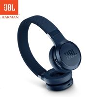 JBL LIVE 400BT 智能语音AI无线蓝牙耳机/耳麦 头戴式+运动耳机 无线耳机通话游戏耳机 蓝色