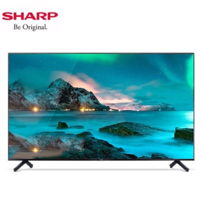 夏普电视 4T-Z55B7CA 全面屏 55英寸 4K超高清HDR智能网络 语音 无线wifi 液晶平板电视 展品