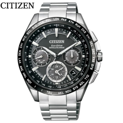 国行 西铁城(CITIZEN)光动能卫星对时钛合金表带男手表 CC9015-54E