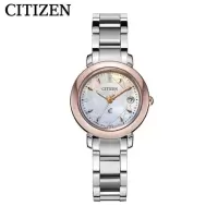 国行 西铁城(CITIZEN)手表光动能舒博钛限量版电波时尚潮流女表 ES9446-54X
