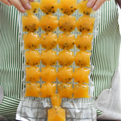 半只橙子一次性冰袋食用冻冰块模具创意做冰格制冰袋百香果自封口袋子家用