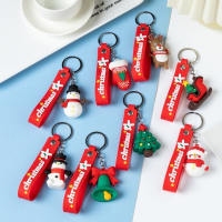 圣诞节钥匙扣可爱情侣钥匙链米魁圣诞老人挂件圣诞饰品网红学生圣诞小礼物圣诞饰品