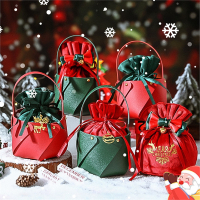 圣诞节礼物袋米魁平安夜糖果包装盒幼儿园苹果礼袋创意小礼品
