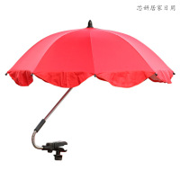 2019新款万向遮阳伞架儿童遮阳伞雨伞三轮车婴儿手推车电动自行车雨伞支架（客户）