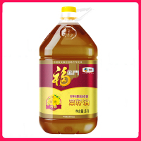 福临门纯香菜籽油5L/桶 家庭装食用油(新老包装随机发货)