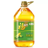 福临门非转基因纯正玉米油4L/桶 压榨玉米油