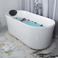 闪电客式小户型迷你家用卫生间保温成人欧式移动浴缸1-1.5米