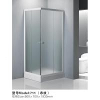 闪电客简易淋浴房浴室卫生间3C钢化玻璃房长方形沐浴洗浴洗澡房