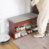藤印象鞋架子家用小窄门口室内置物架简易收纳门外鞋柜