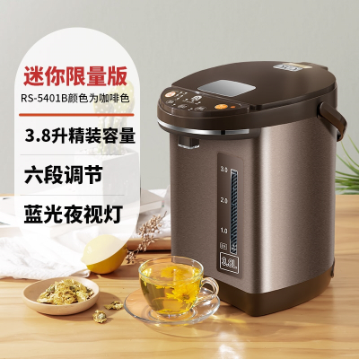 容声(Ronshen)智能恒温电热水壶热水瓶自动烧水壶保温一体家用煮开水大容量 棕色