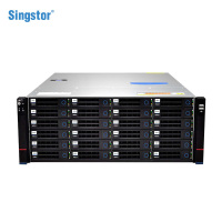 鑫云SS100G-24S/R大容量24盘位NAS网络存储 千兆共享磁盘阵列 单电源 单电源 整机288TB
