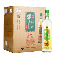 牛栏山百年二锅头白酒 珍品陈酿20 土豪金 (绿标)52度1000ml 整箱6瓶装