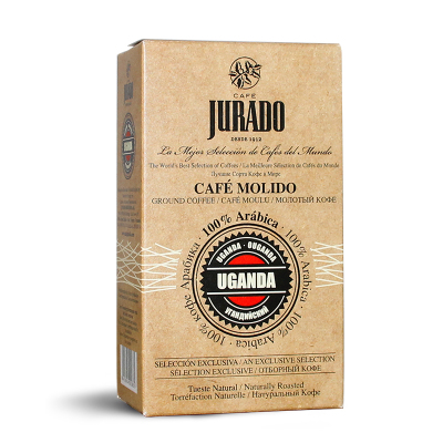 馥兰朵 西班牙进口100%乌干达阿拉比卡现磨咖啡粉 纯咖啡粉250g