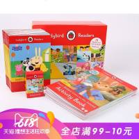 [赠闪卡 盒装不带笔]为中国儿童设计 Ladybird Readers Level 1 15册书+15册练习册分级读