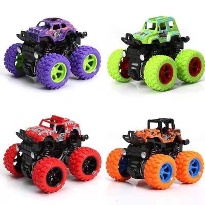 [随机颜色]儿童惯性四驱越野车男孩益智模型车小车子抗耐摔网红3-6岁玩具车