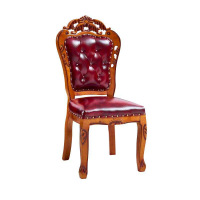 卡里鳄欧式餐椅KLE—OSCY02酒店餐厅木椅宴会厅靠背椅