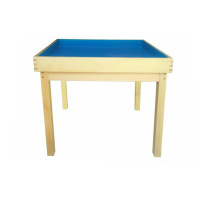 卡里鳄实木框架沙盘方桌KLE—SPFZ02中小学玩具桌学校幼儿园沙盘桌