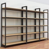 卡里鳄书柜书架置物柜置物架钢木组合自由组合金属骨架书柜展示柜展示架书架KLE—SJL04