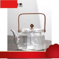 玻璃茶壶简约家用电热蒸茶壶耐高温加厚单壶大容量提梁煮茶壶