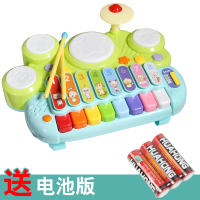 宝宝电子琴炎玩具0-1-3岁婴幼儿童小钢琴儿童初学者女孩木琴 谷雨电子琴电池版送普通电池螺丝刀