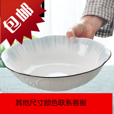 唐山陶瓷大碗家用大号汤碗创意个性汤盆北欧风麻辣烫碗水煮鱼大碗