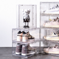 全透明收纳盒古达鞋盒亚克力鞋柜鞋子收藏展示盒AJ球鞋磁吸防氧化鞋墙
