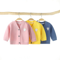 女童秋装新款外套宝宝针织开衫婴幼儿童秋装上衣男时髦洋气冬韩版