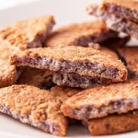 紫薯燕麦红豆薏米饼干装粗粮代餐卡脂低木糖醇i无蔗糖食品 紫薯饼干2斤送红豆薏米饼干2斤