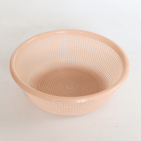粉色中号 双层洗菜篮子塑料沥水篮厨房淘米洗菜盆家用客厅创意水果盘