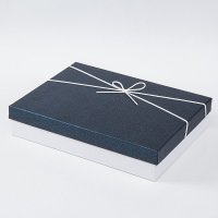 蓝色盒子一个 中号:长30宽23高6厘米 520长方形生日包装盒连衣裙T恤盒礼品盒精美礼品包装盒