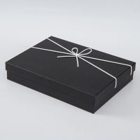 黑色盒子一个 大号:长33宽25高7厘米 520长方形生日包装盒连衣裙T恤盒礼品盒精美礼品包装盒